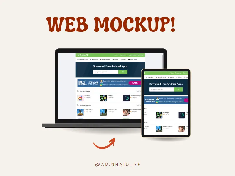 website design for ab nahid 