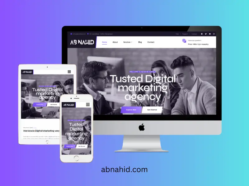 wordpress-theme services provided - abnahid